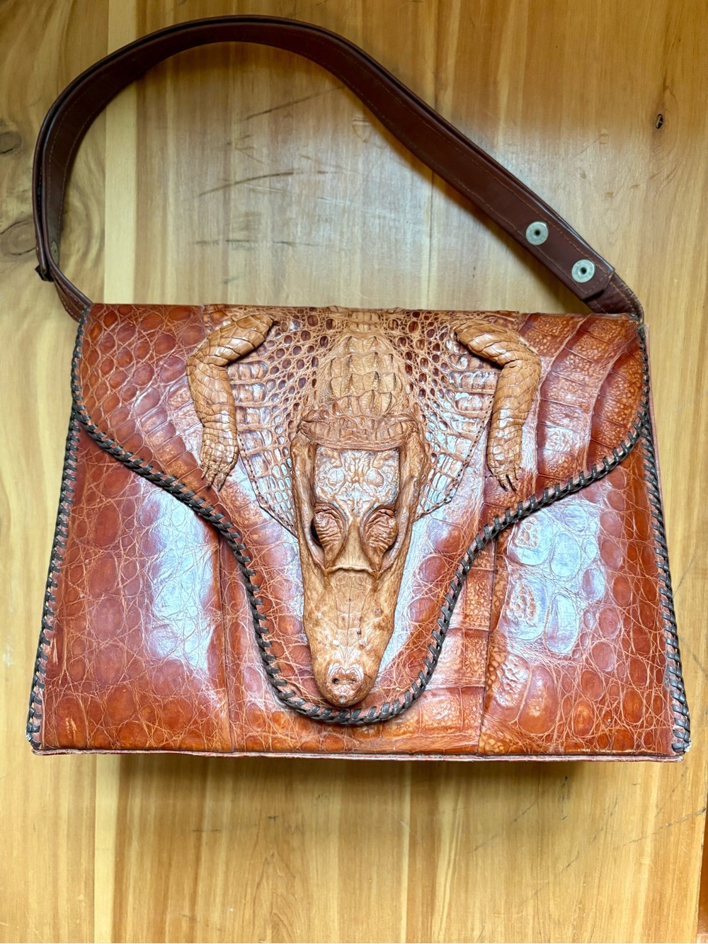 Genuine Alligator Vintage Purse